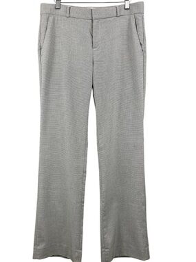 Banana Republic Logan Micro Check Black & White Dress Pants Size 8